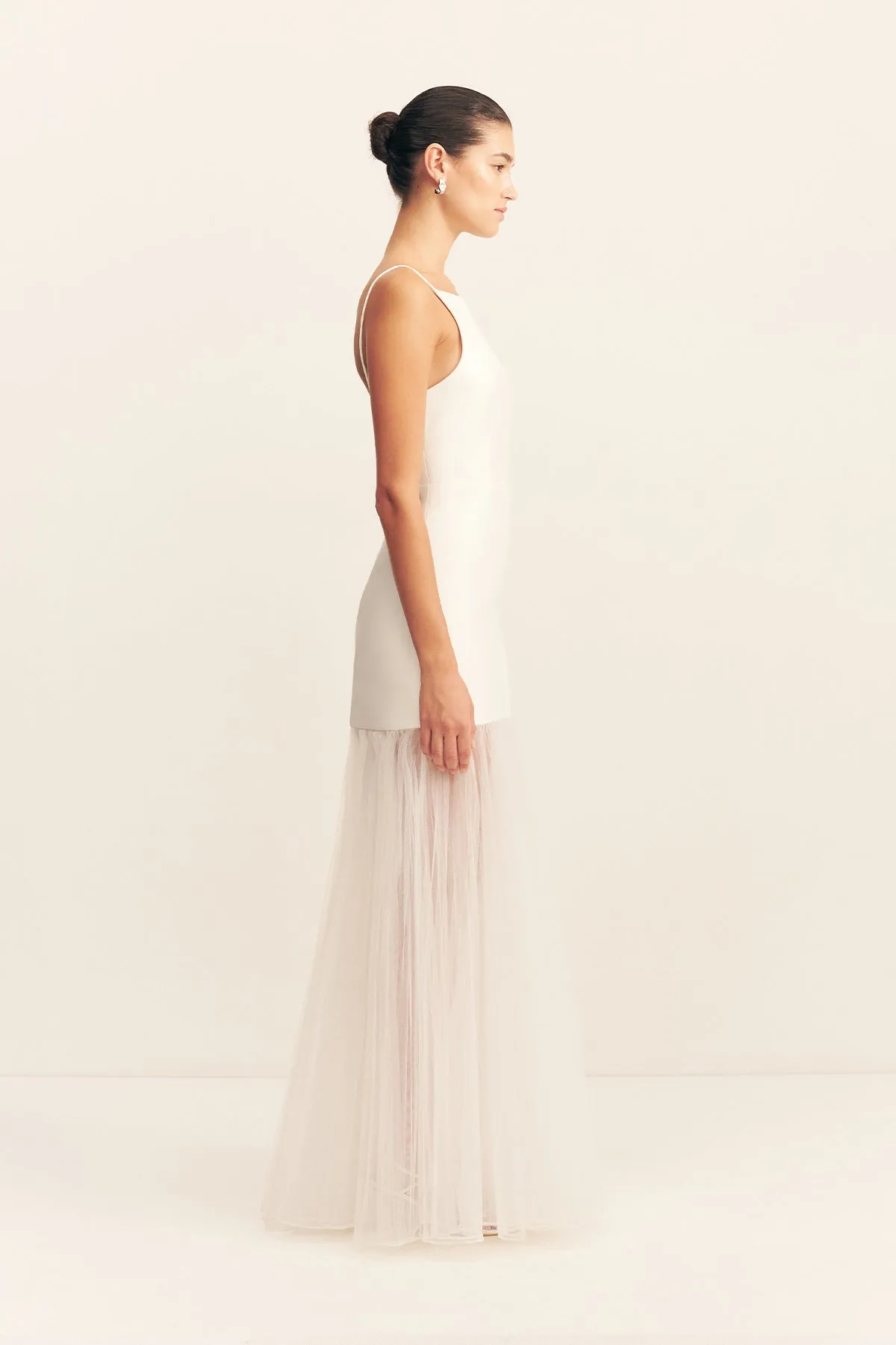 CALCITE CONTRAST SQUARE NECK MAXI DRESS sold by Shona Joy product image thumbnail 4