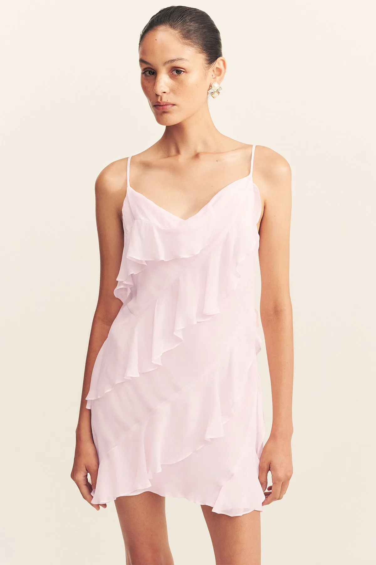 AMINA RUFFLE MINI DRESS - FAIRYFLOSS sold by Shona Joy product image thumbnail 2