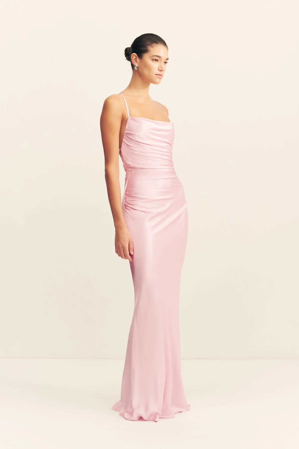 LA LUNE LACE BACK MAXI DRESS - BLOSSOM sold by Shona Joy product image thumbnail 3