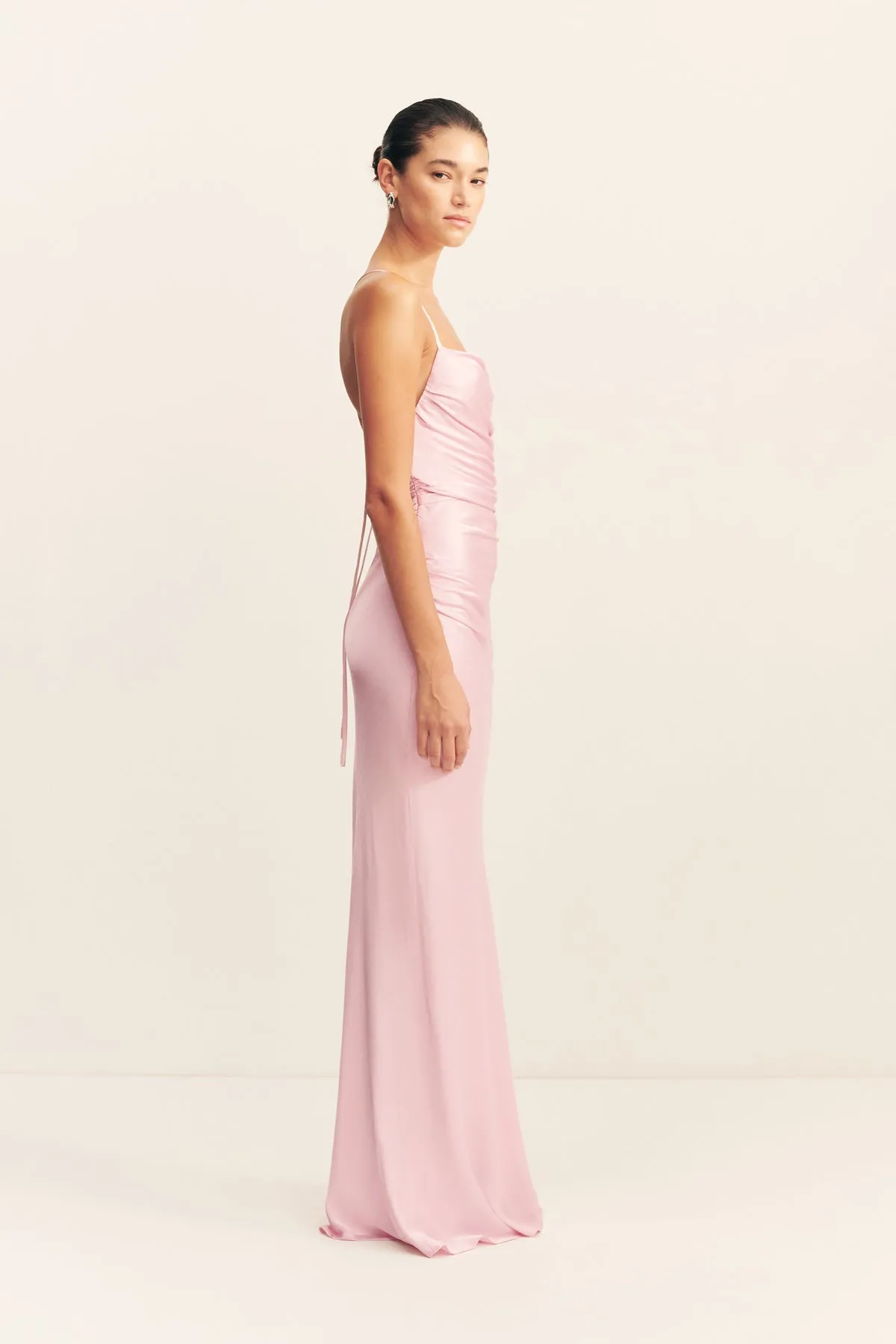 LA LUNE LACE BACK MAXI DRESS - BLOSSOM sold by Shona Joy product image thumbnail 4