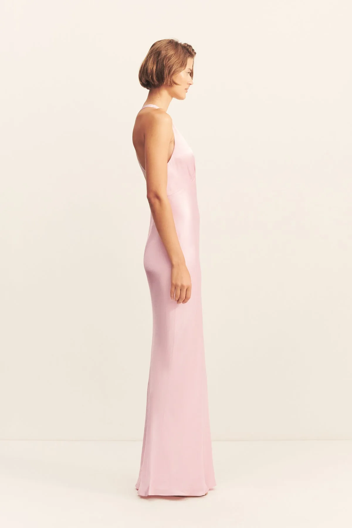LA LUNE PLUNGED CROSS BACK MAXI DRESS - BLOSSOM sold by Shona Joy product image thumbnail 4
