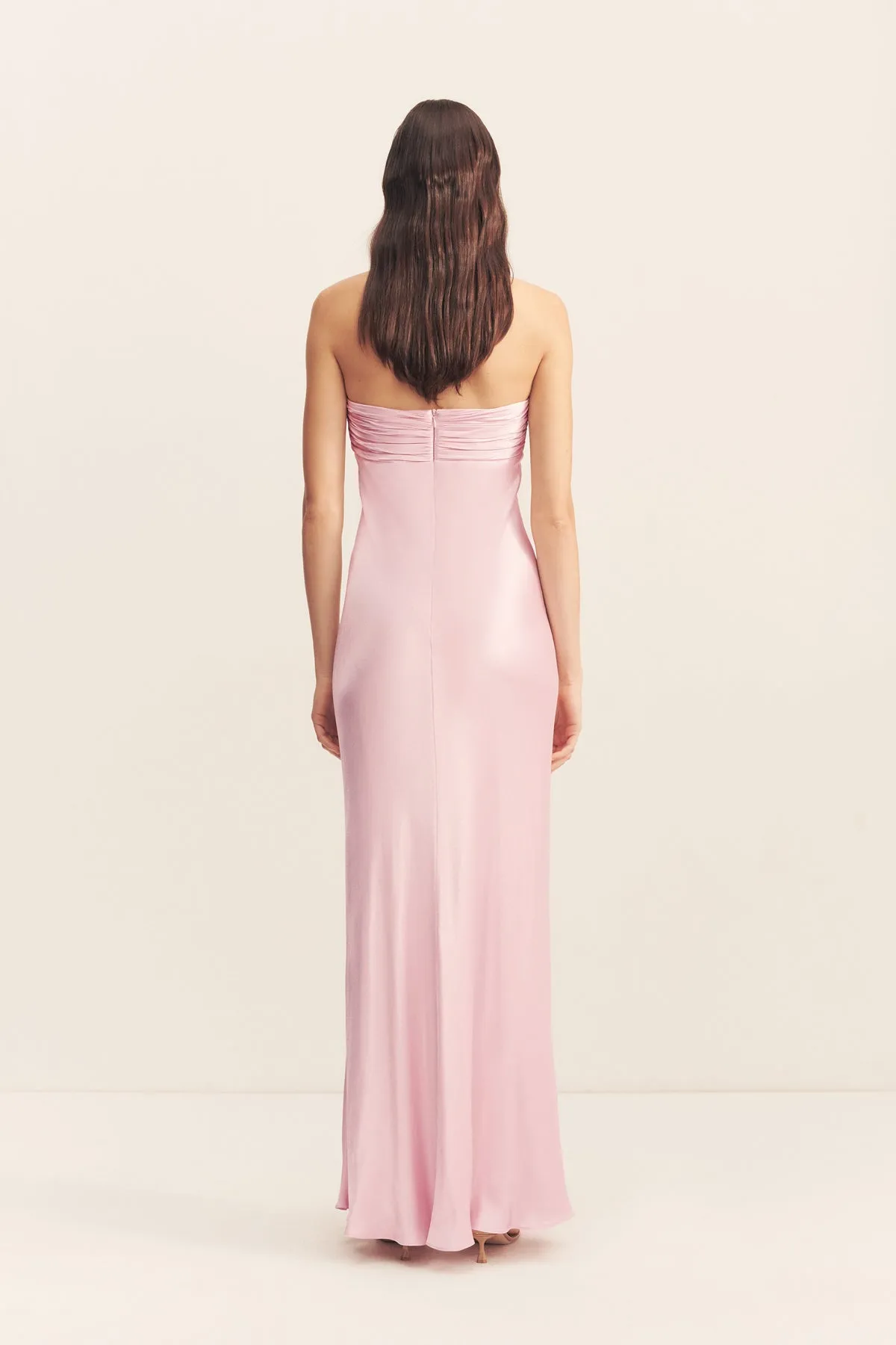 LA LUNE STRAPLESS RUCHED BODICE MAXI DRESS - BLOSSOM sold by Shona Joy product image thumbnail 5