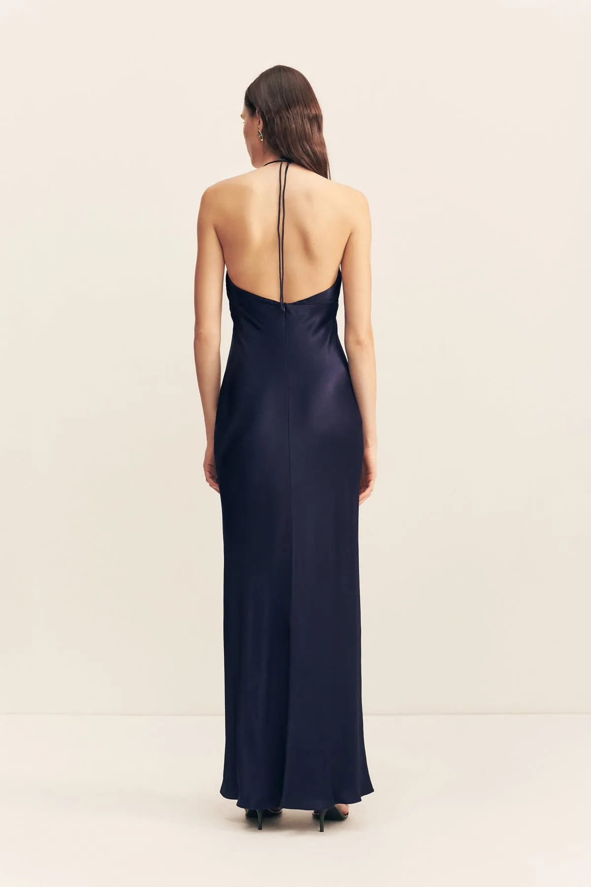 LA LUNE LOW COWL MAXI DRESS - MIDNIGHT sold by Shona Joy product image thumbnail 5
