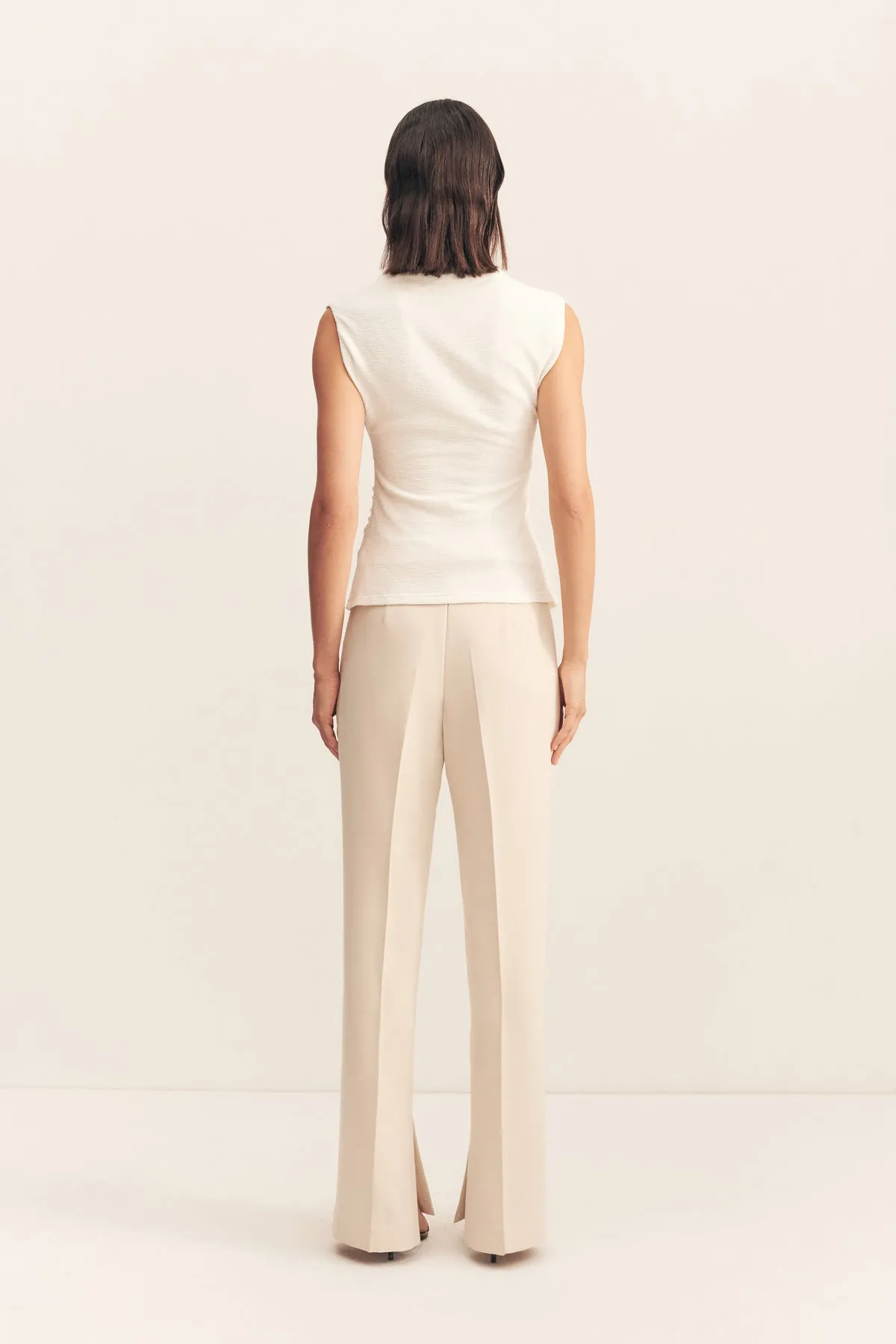 BEAU SLEEVELESS TOP - IVORY sold by Shona Joy product image thumbnail 5