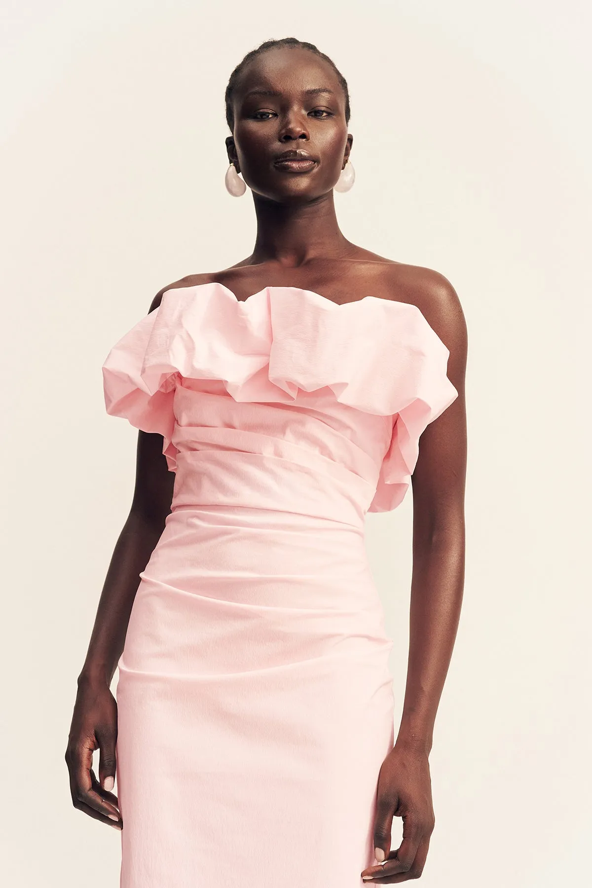 CAMPBELL STRAPLESS BUBBLE MAXI DRESS - BALLERINA sold by Shona Joy product image thumbnail 2