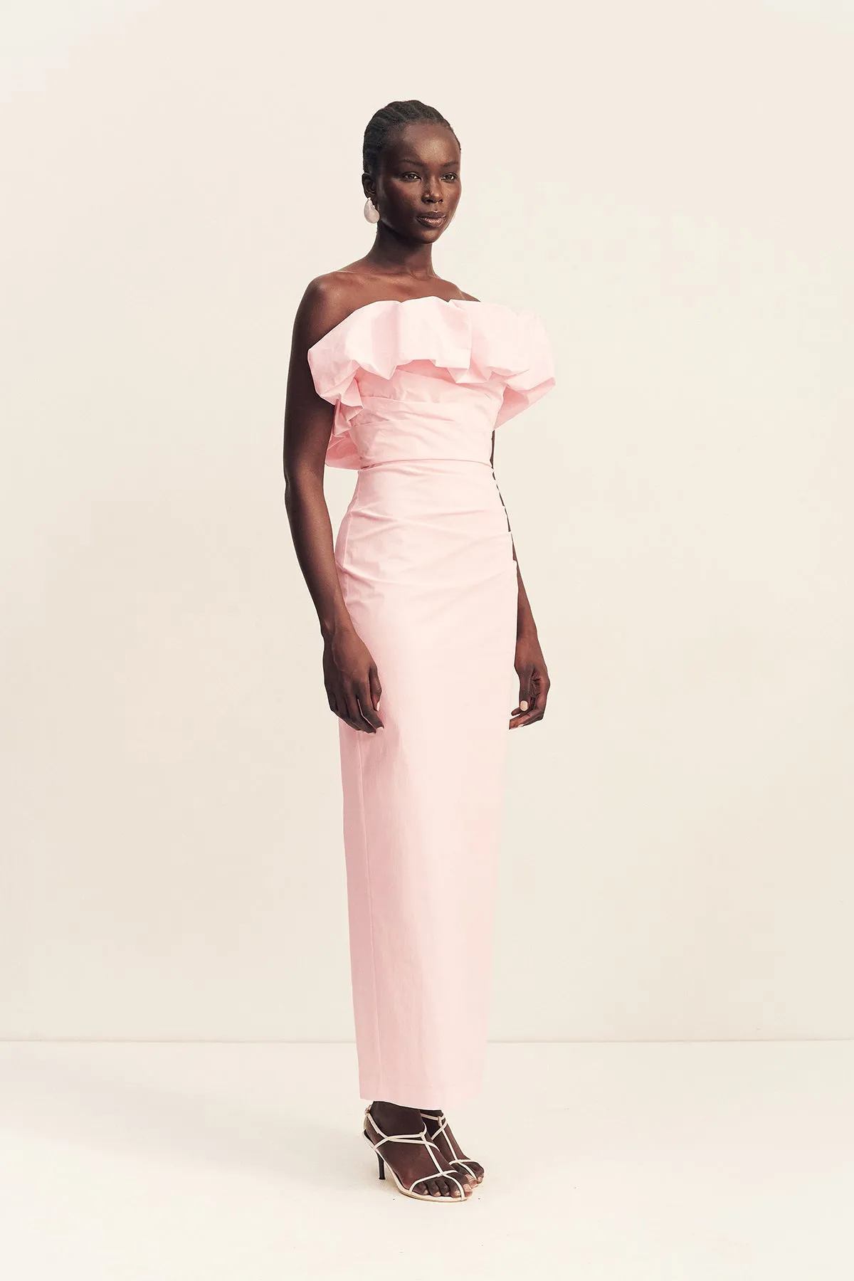 CAMPBELL STRAPLESS BUBBLE MAXI DRESS - BALLERINA sold by Shona Joy product image thumbnail 3