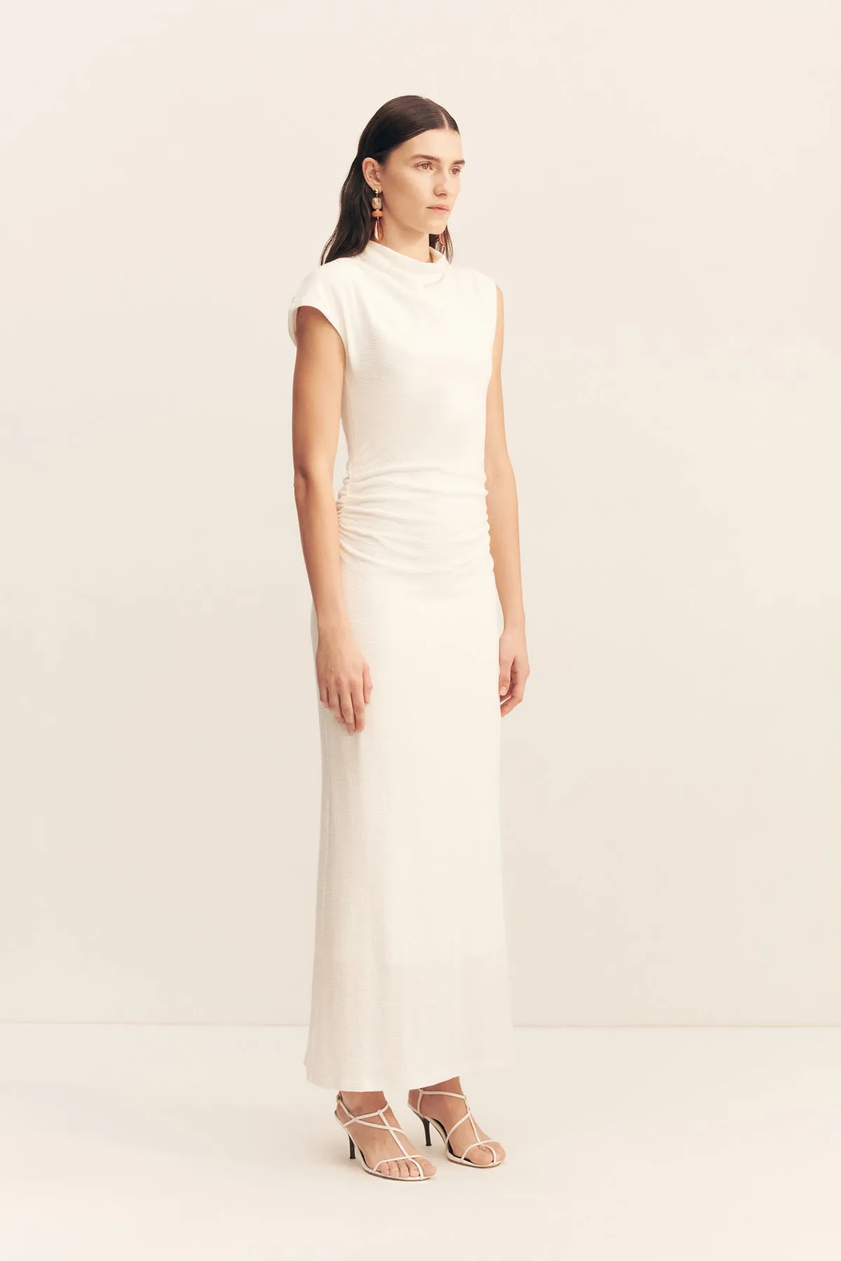 BEAU SLEEVELESS MAXI DRESS - IVORY sold by Shona Joy product image thumbnail 4