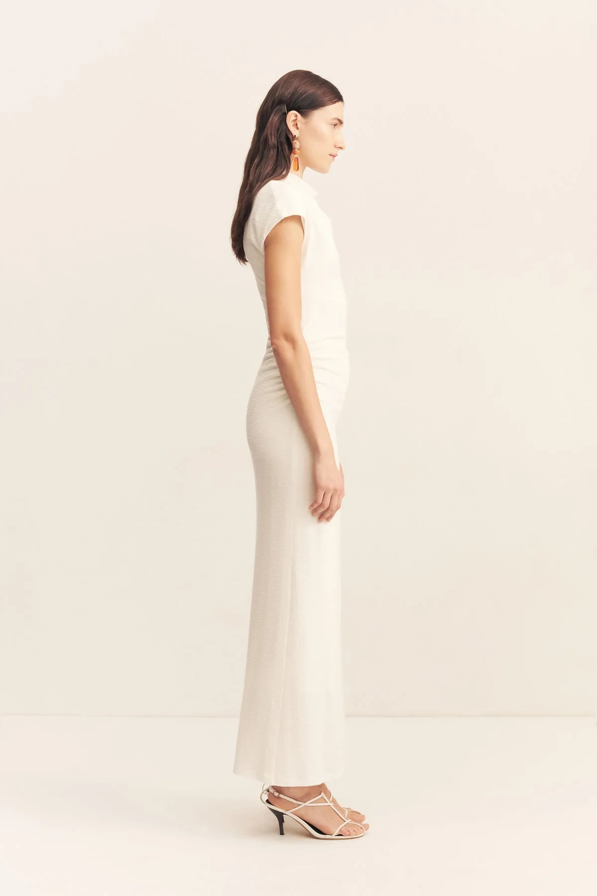 BEAU SLEEVELESS MAXI DRESS - IVORY sold by Shona Joy product image thumbnail 5