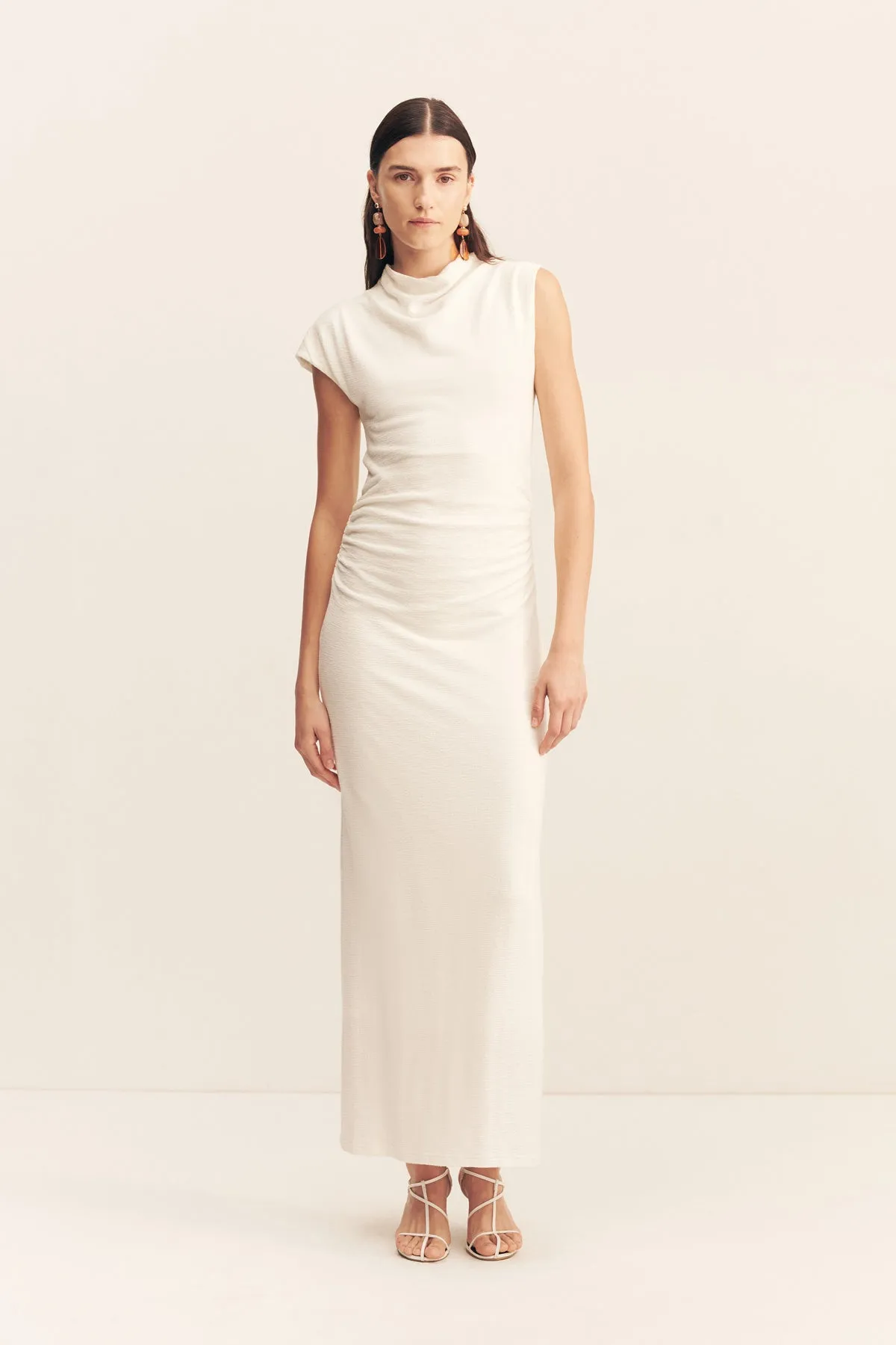 BEAU SLEEVELESS MAXI DRESS - IVORY sold by Shona Joy product image thumbnail 2