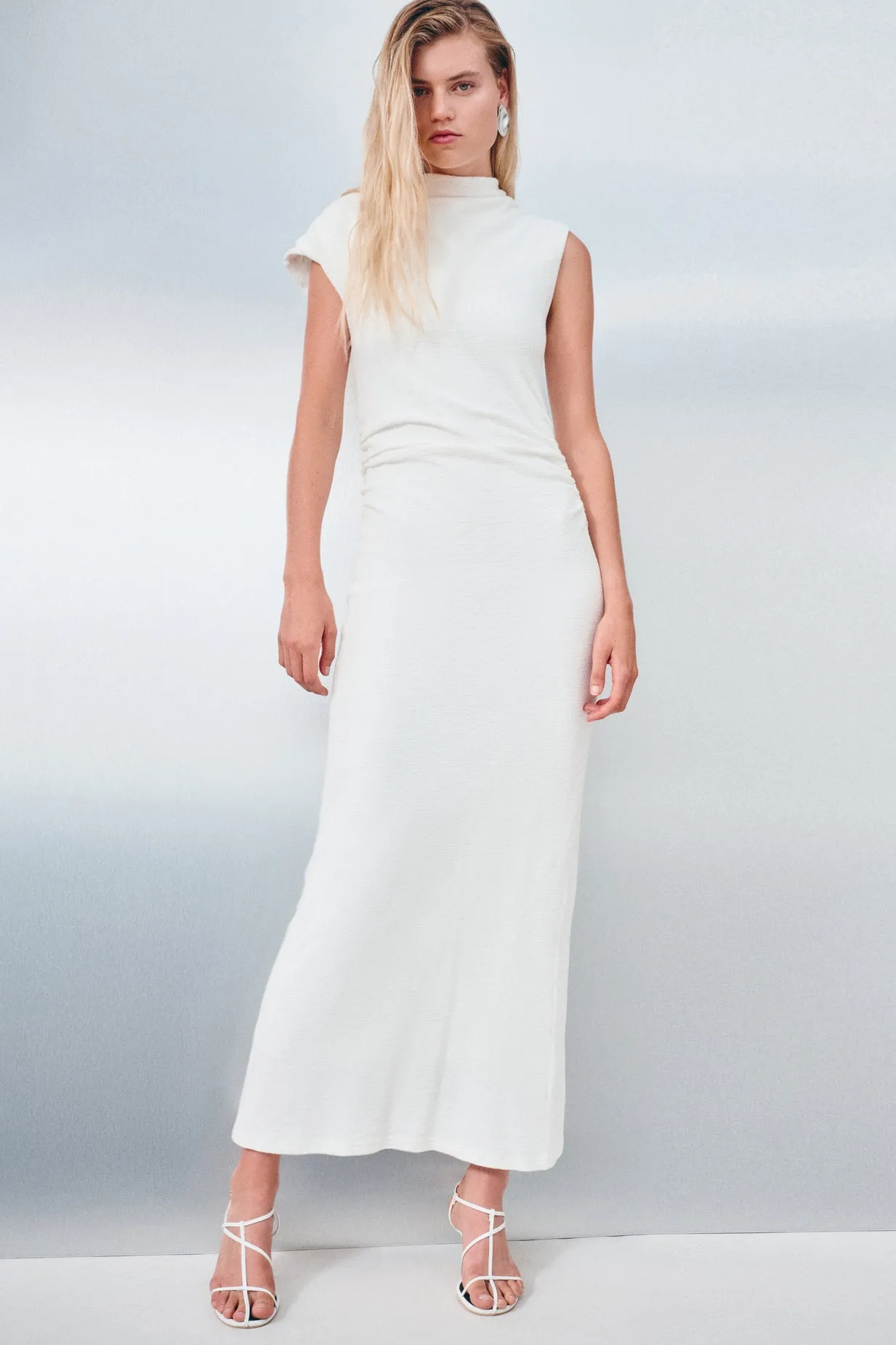 BEAU SLEEVELESS MAXI DRESS - IVORY sold by Shona Joy