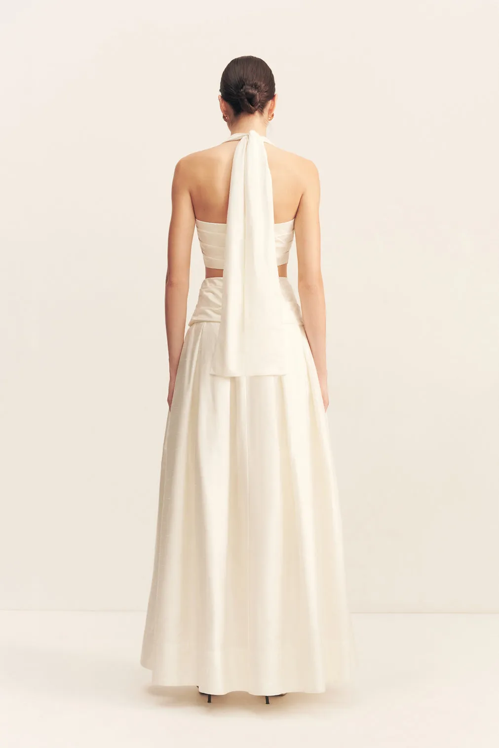 LUCERO SILK PLEATED MAXI SKIRT sold by Shona Joy product image thumbnail 4