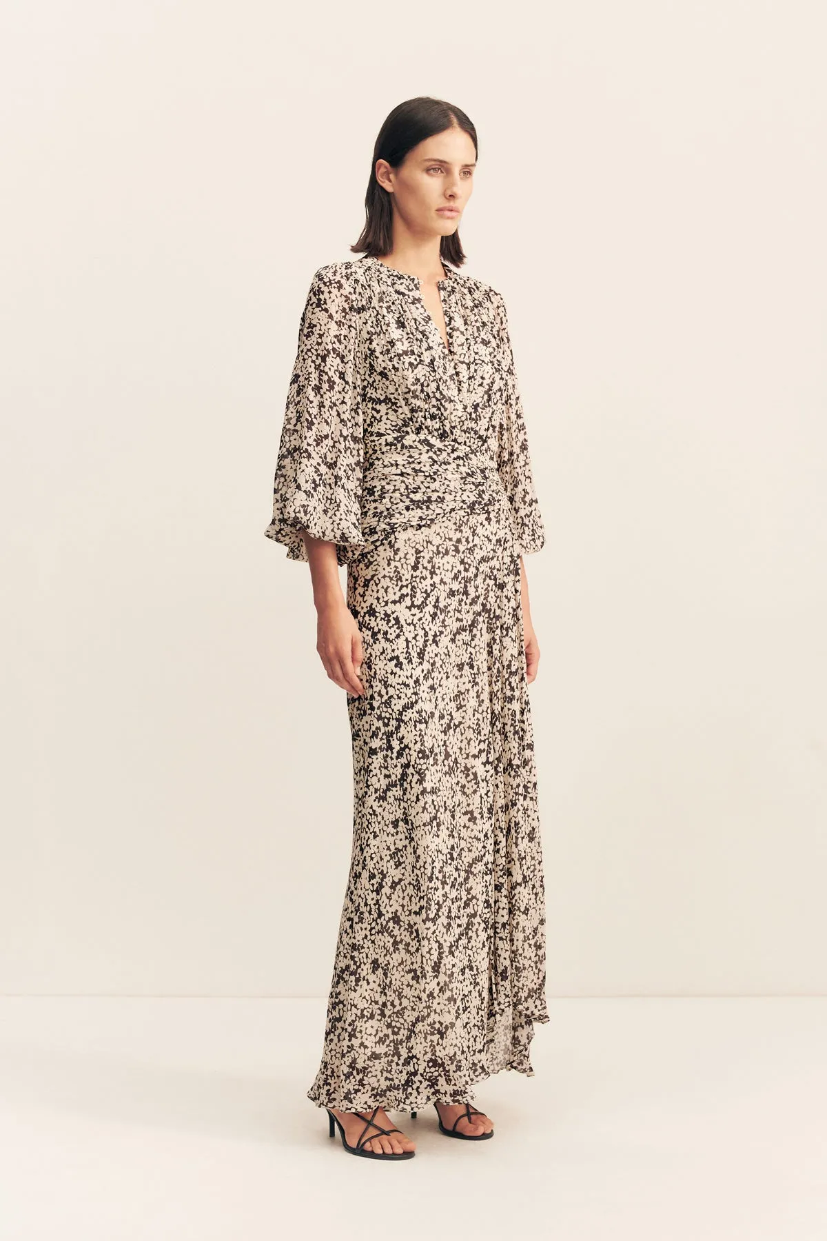 OPHELIA HIGH NECK BALLOON SLEEVE MAXI DRESS sold by Shona Joy product image thumbnail 3