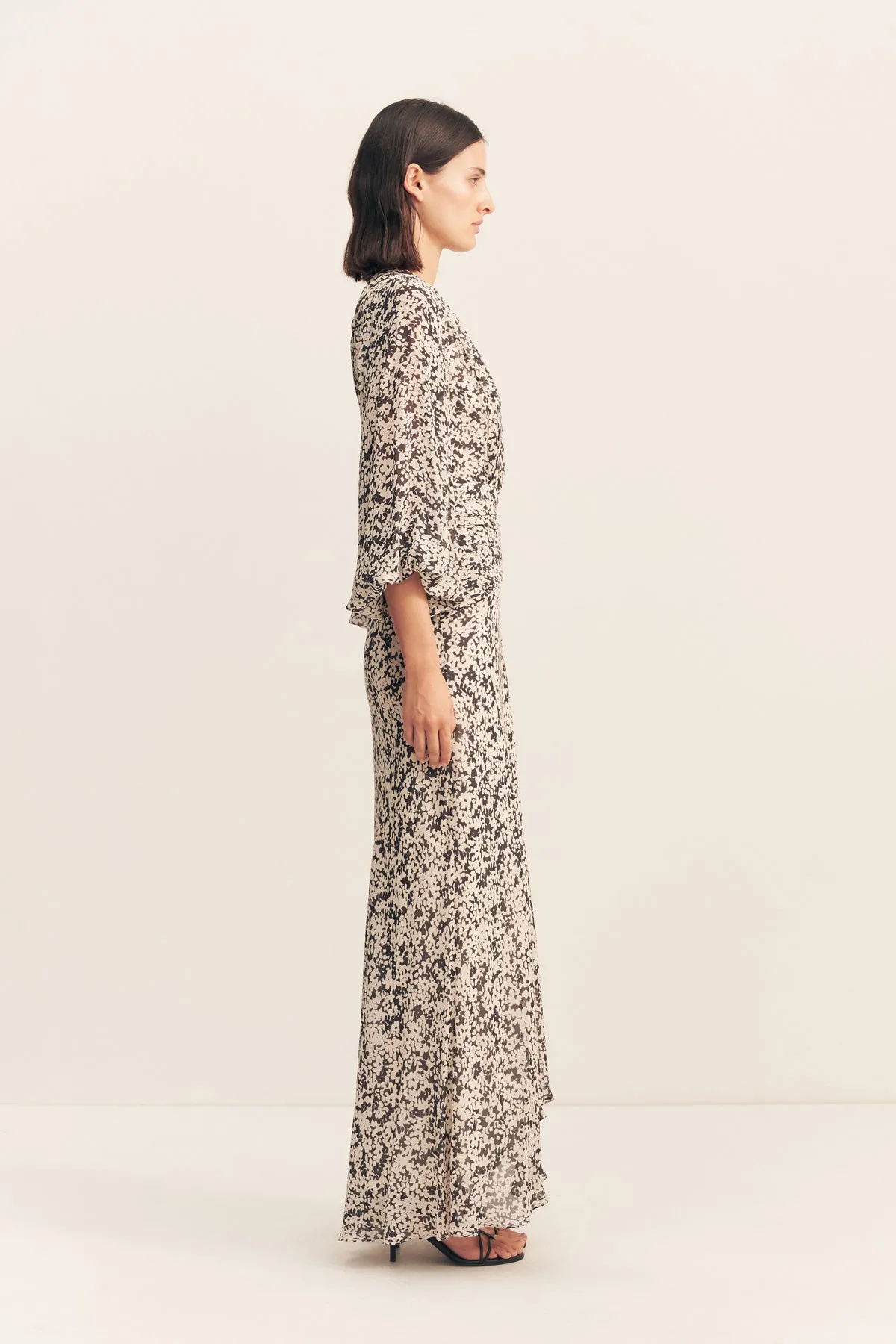 OPHELIA HIGH NECK BALLOON SLEEVE MAXI DRESS sold by Shona Joy product image thumbnail 4