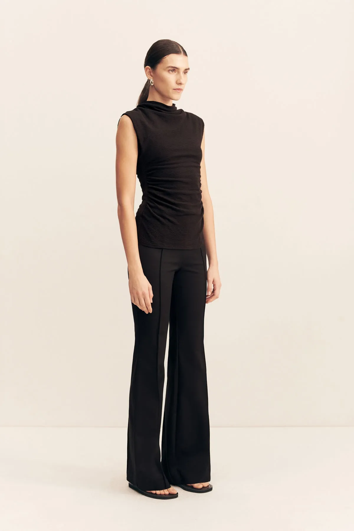 BEAU SLEEVELESS TOP - BLACK sold by Shona Joy product image thumbnail 3