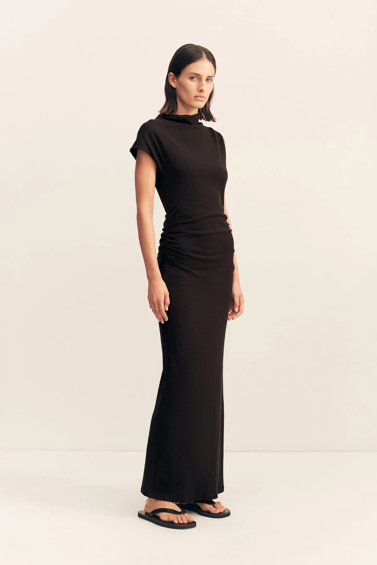 BEAU SLEEVELESS MAXI DRESS - BLACK sold by Shona Joy product image thumbnail 3