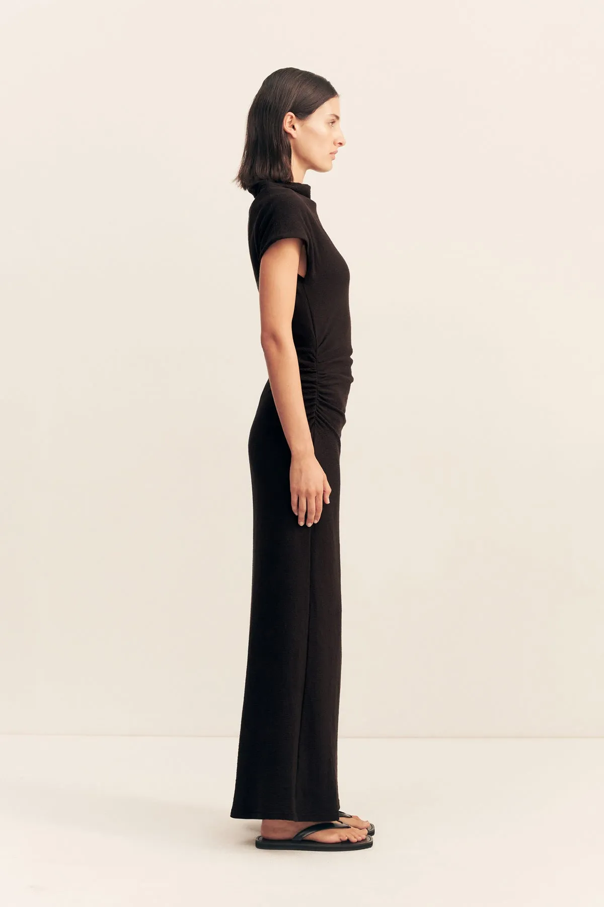 BEAU SLEEVELESS MAXI DRESS - BLACK sold by Shona Joy product image thumbnail 4