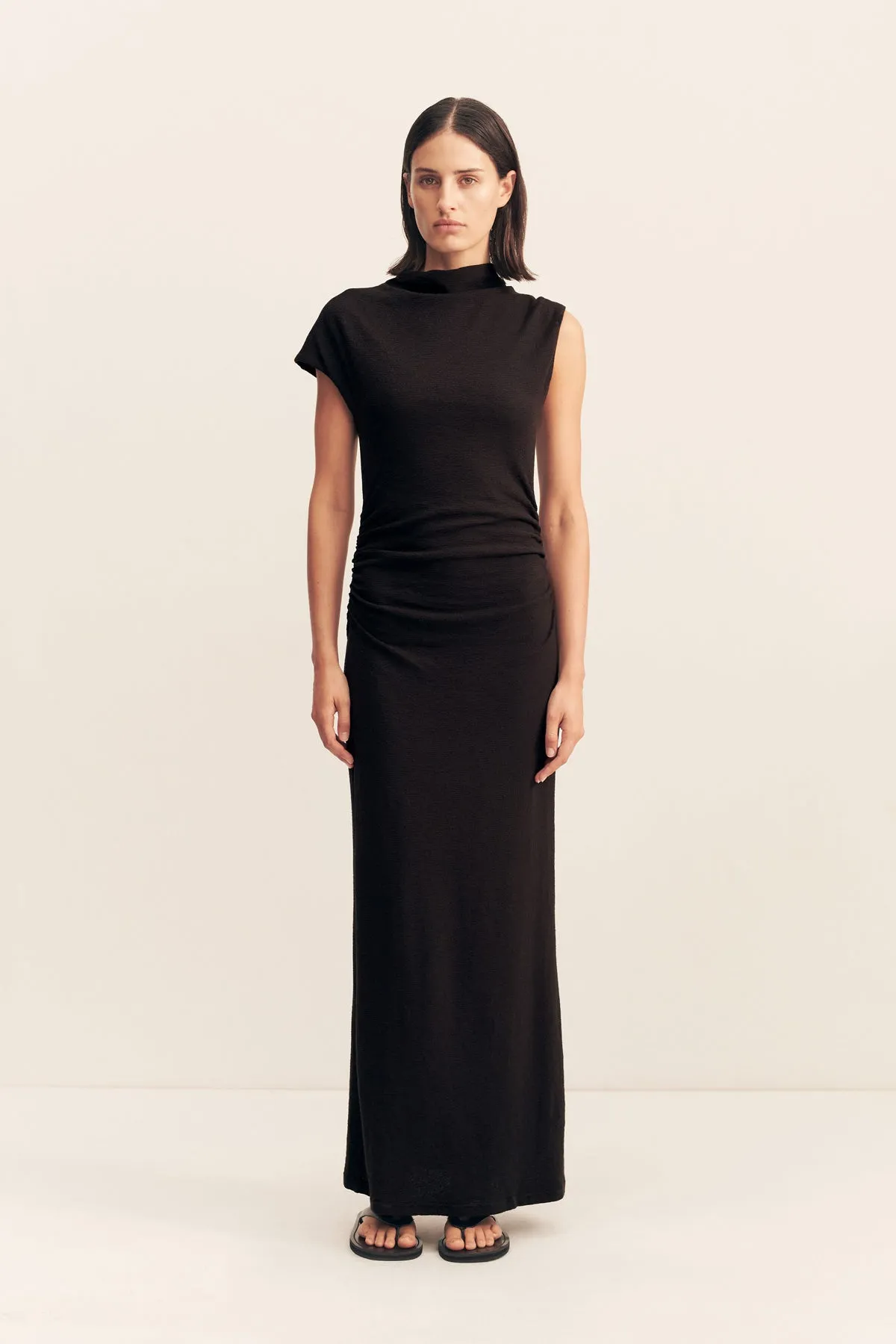BEAU SLEEVELESS MAXI DRESS - BLACK sold by Shona Joy