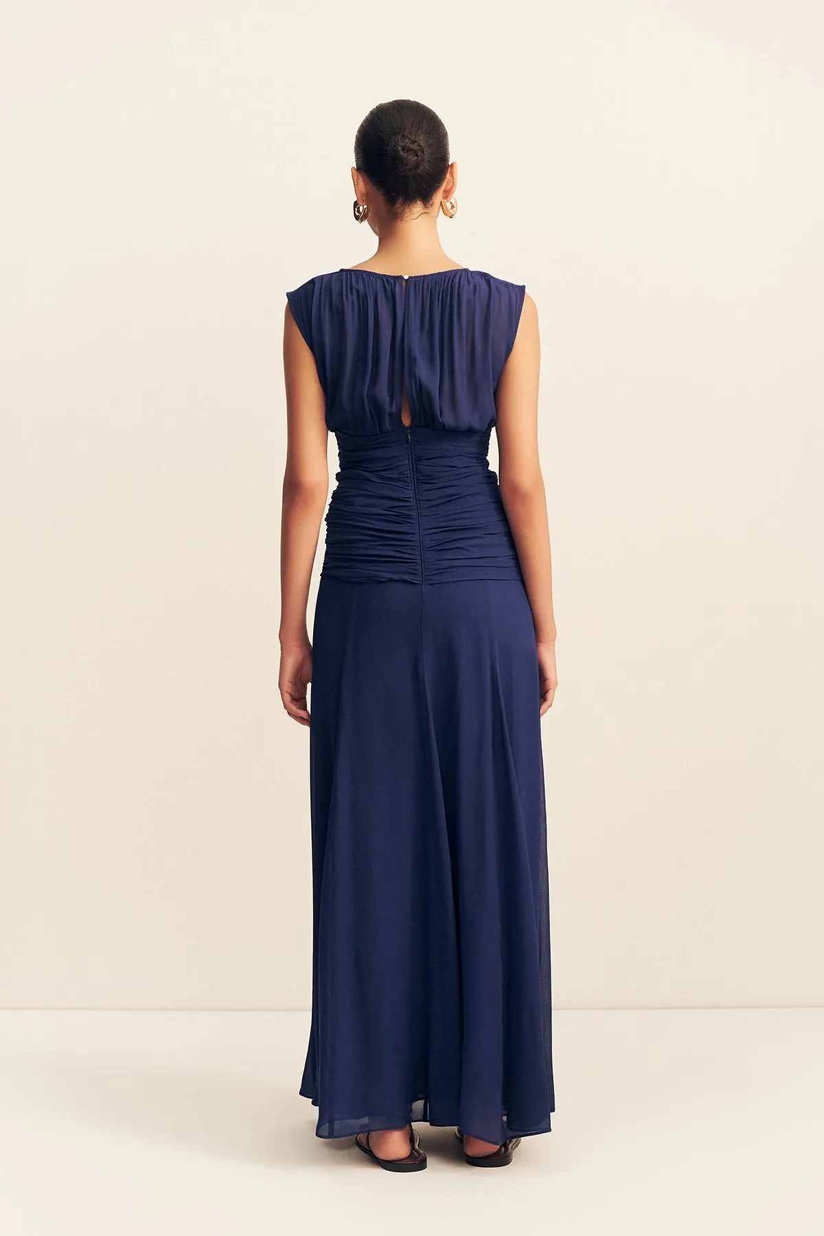 ROMY HIGH NECK MAXI DRESS - MIDNIGHT sold by Shona Joy product image thumbnail 5