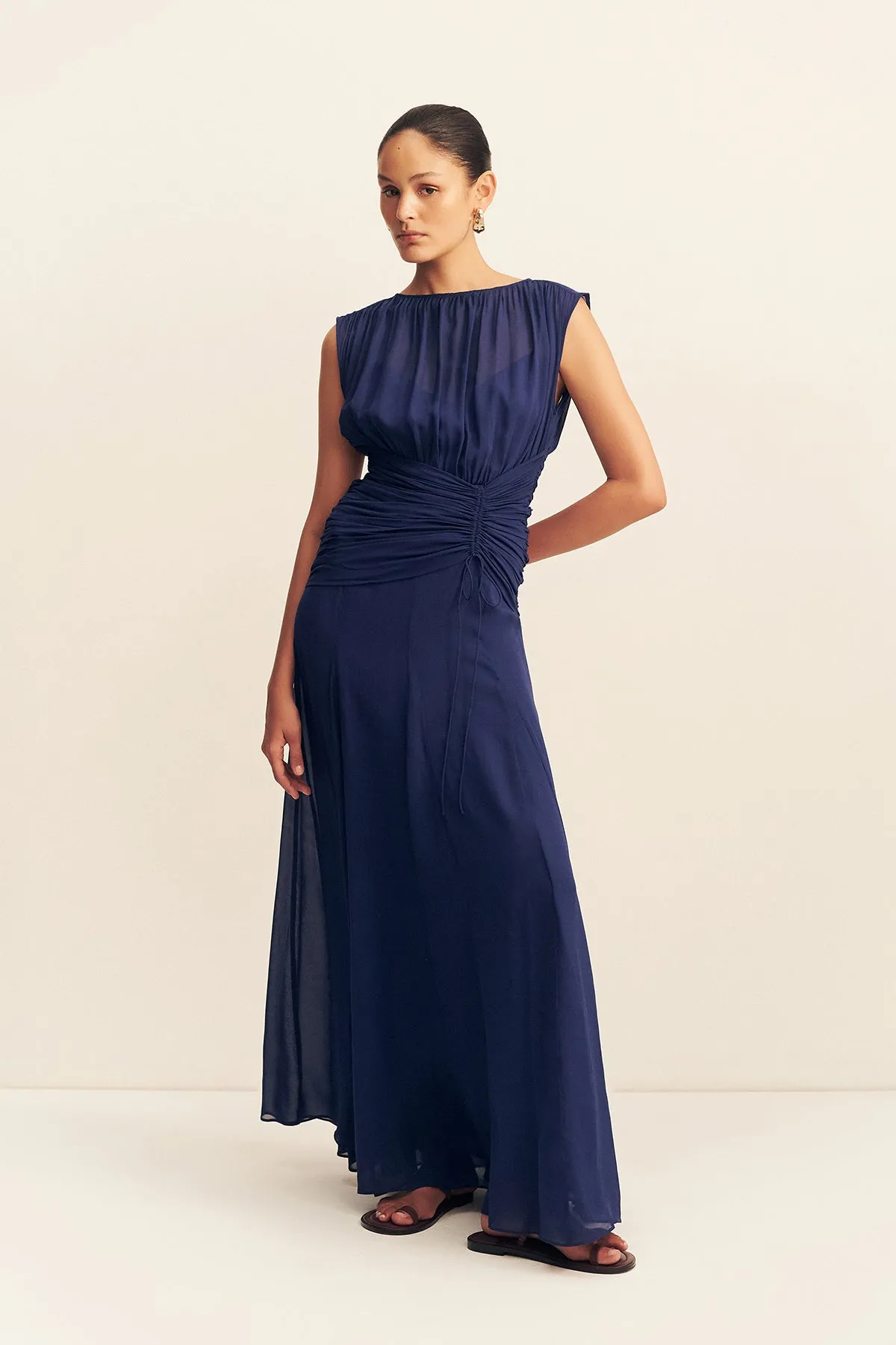 ROMY HIGH NECK MAXI DRESS - MIDNIGHT sold by Shona Joy product image thumbnail 2