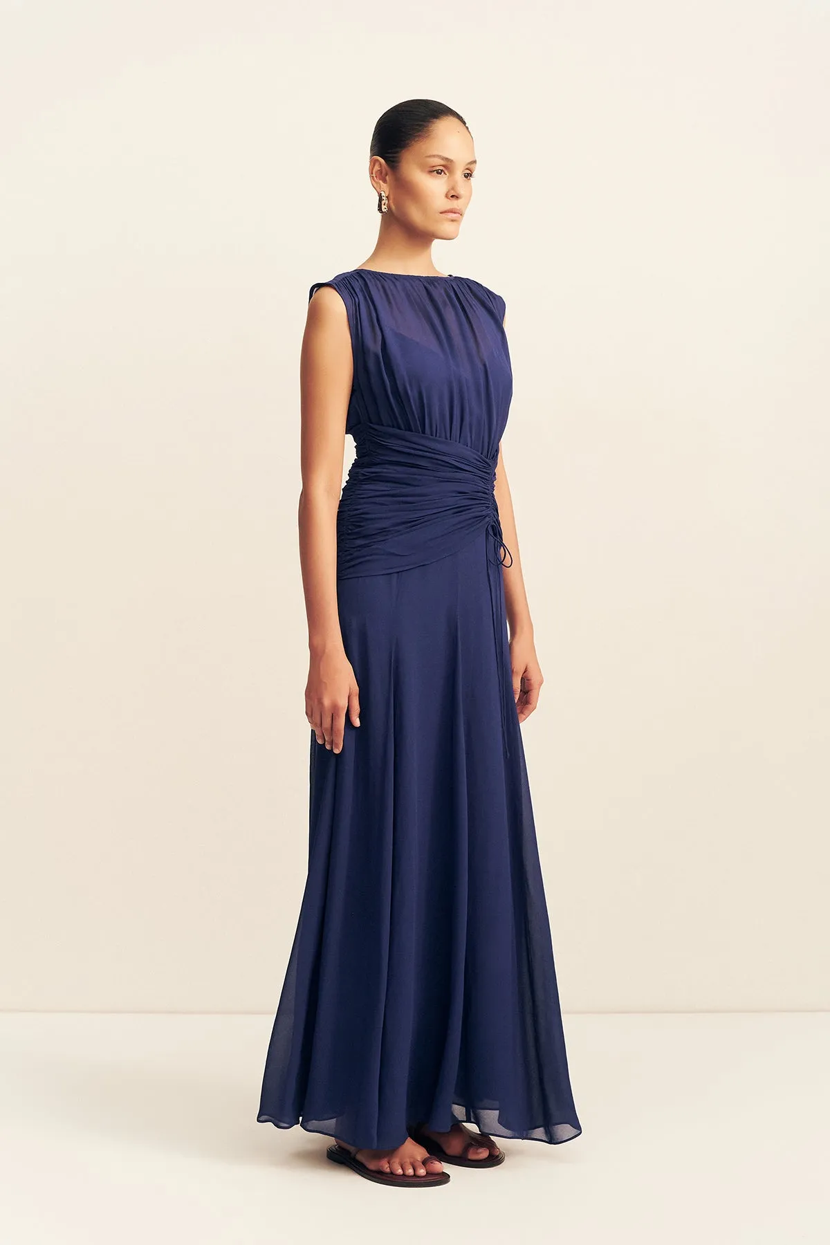 ROMY HIGH NECK MAXI DRESS - MIDNIGHT sold by Shona Joy product image thumbnail 3