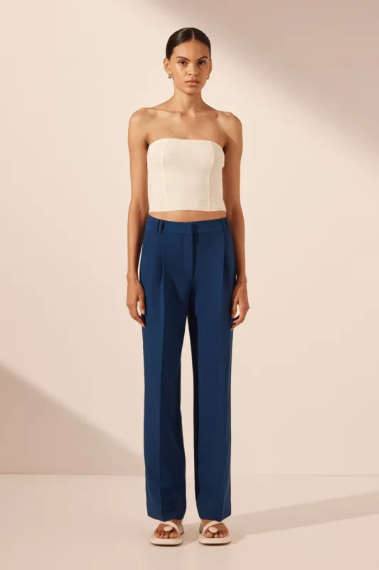 EVE PANELLED TUBE TOP - COCONUT sold by Shona Joy