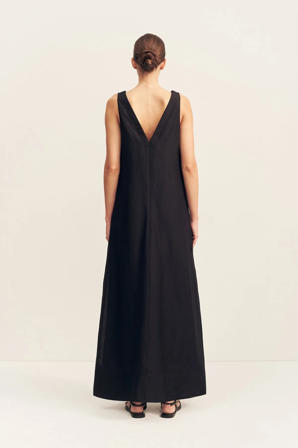 PALOMA PLUNGED MAXI DRESS - BLACK sold by Shona Joy product image thumbnail 4
