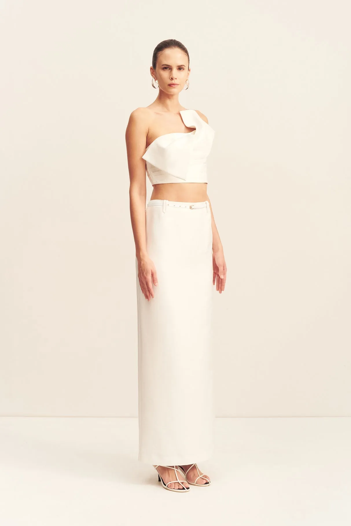 OTIS MAXI SKIRT - IVORY sold by Shona Joy product image thumbnail 2
