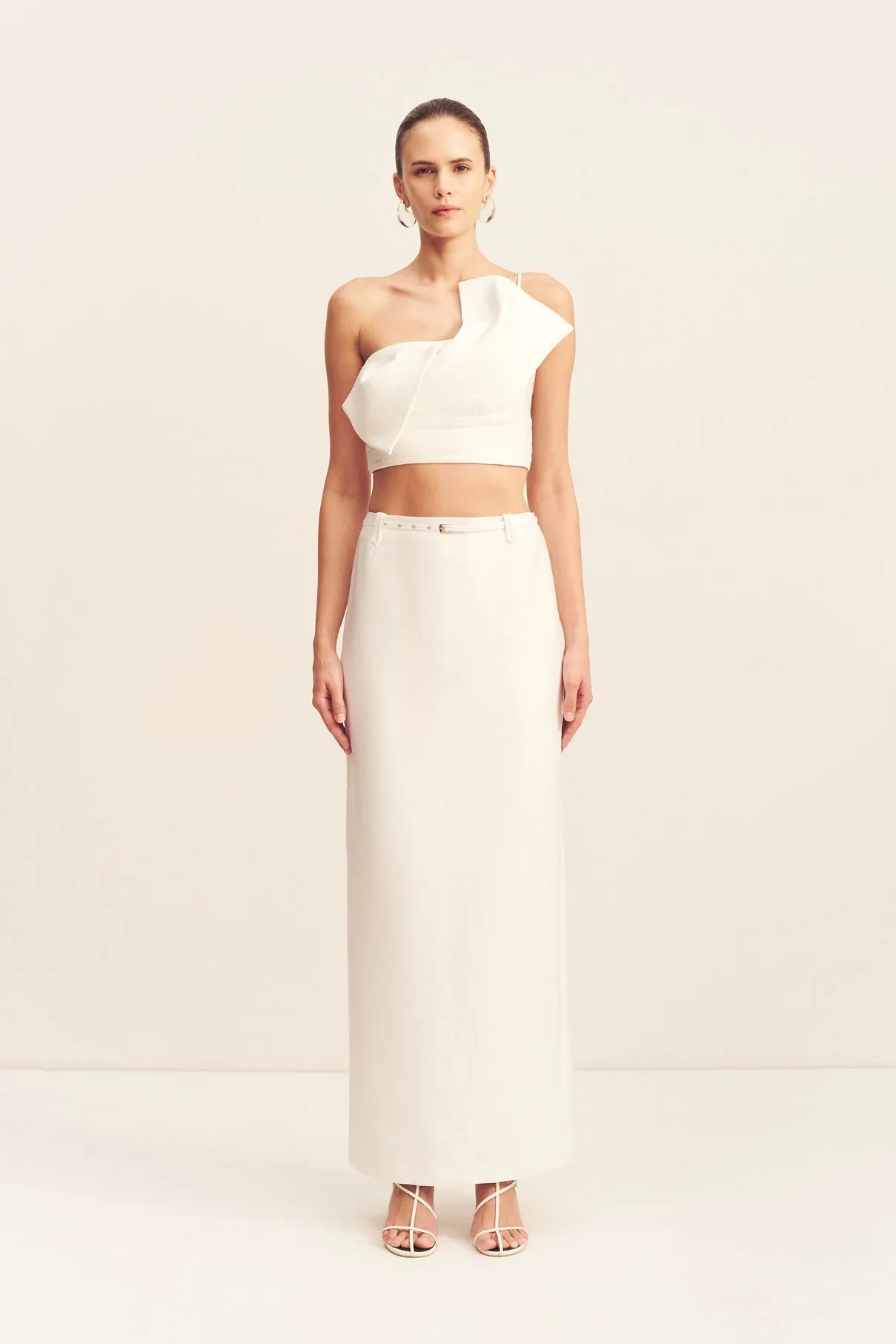 OTIS MAXI SKIRT - IVORY sold by Shona Joy