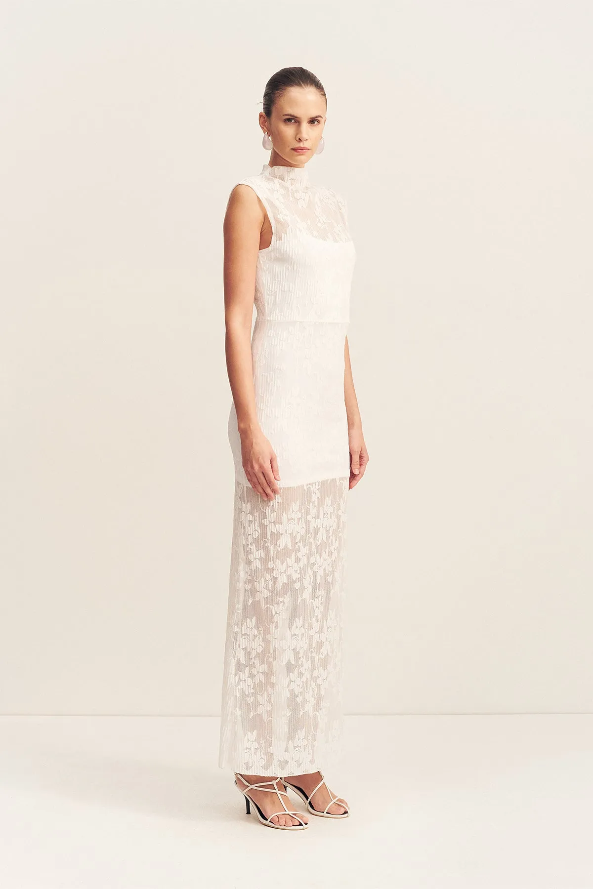 BINX HIGH NECK MAXI DRESS sold by Shona Joy product image thumbnail 3
