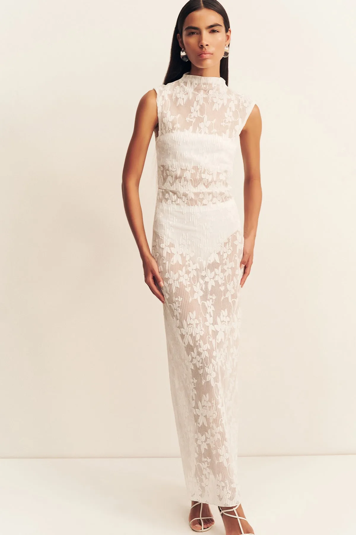 BINX HIGH NECK MAXI DRESS sold by Shona Joy product image thumbnail 2