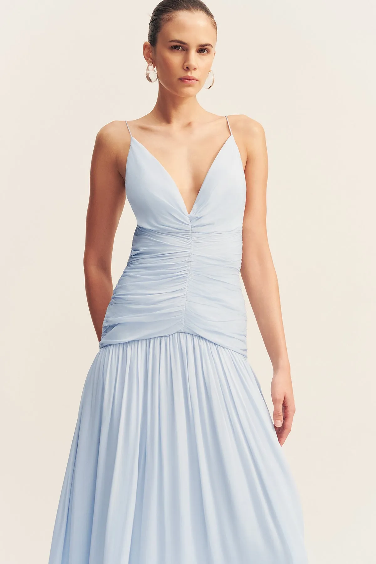 JUNO GATHERED BODICE MAXI DRESS - ARCADIAN BLUE sold by Shona Joy product image thumbnail 2