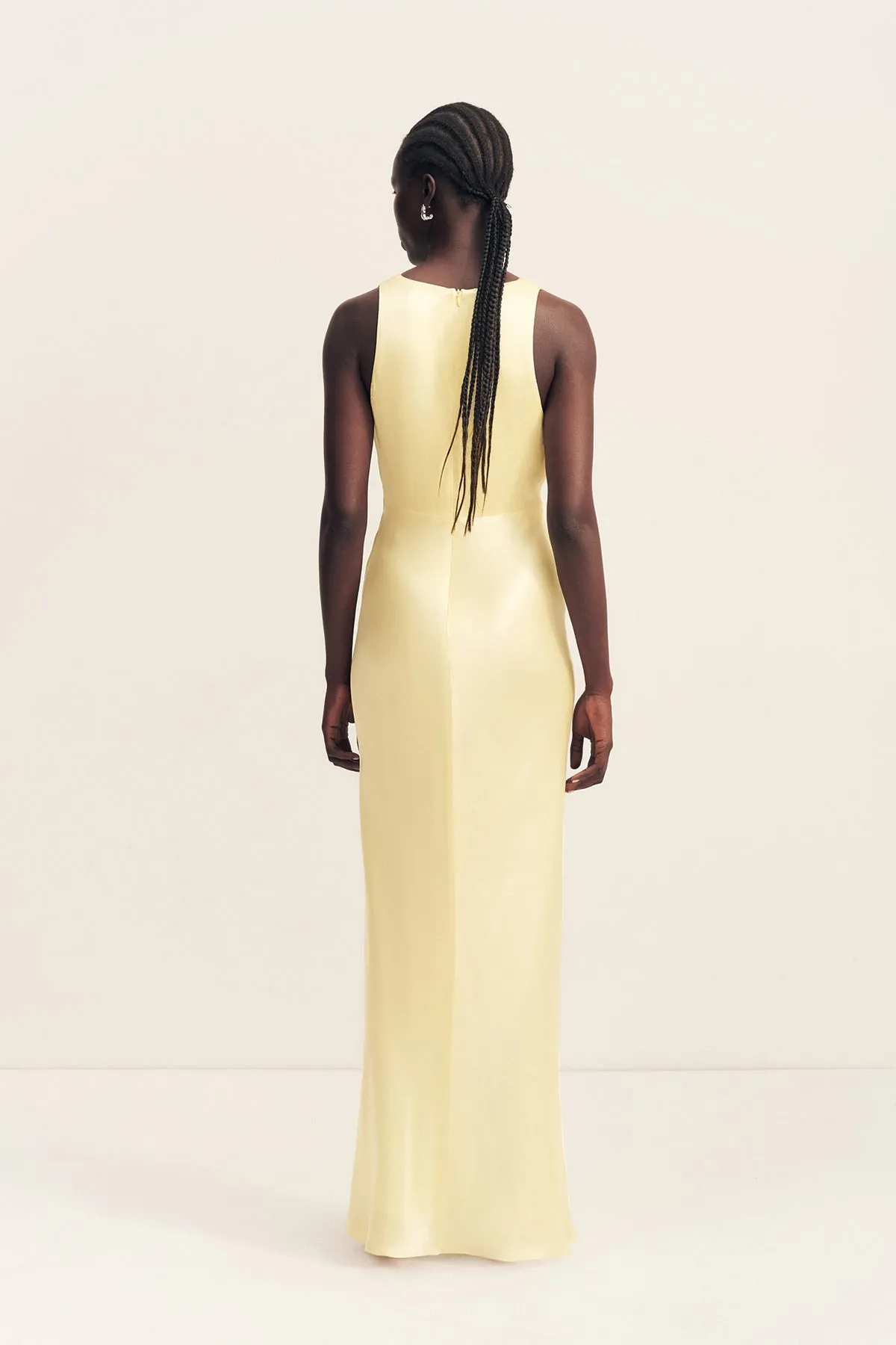 LA LUNE LOW TWIST MAXI DRESS - LEMON sold by Shona Joy product image thumbnail 5