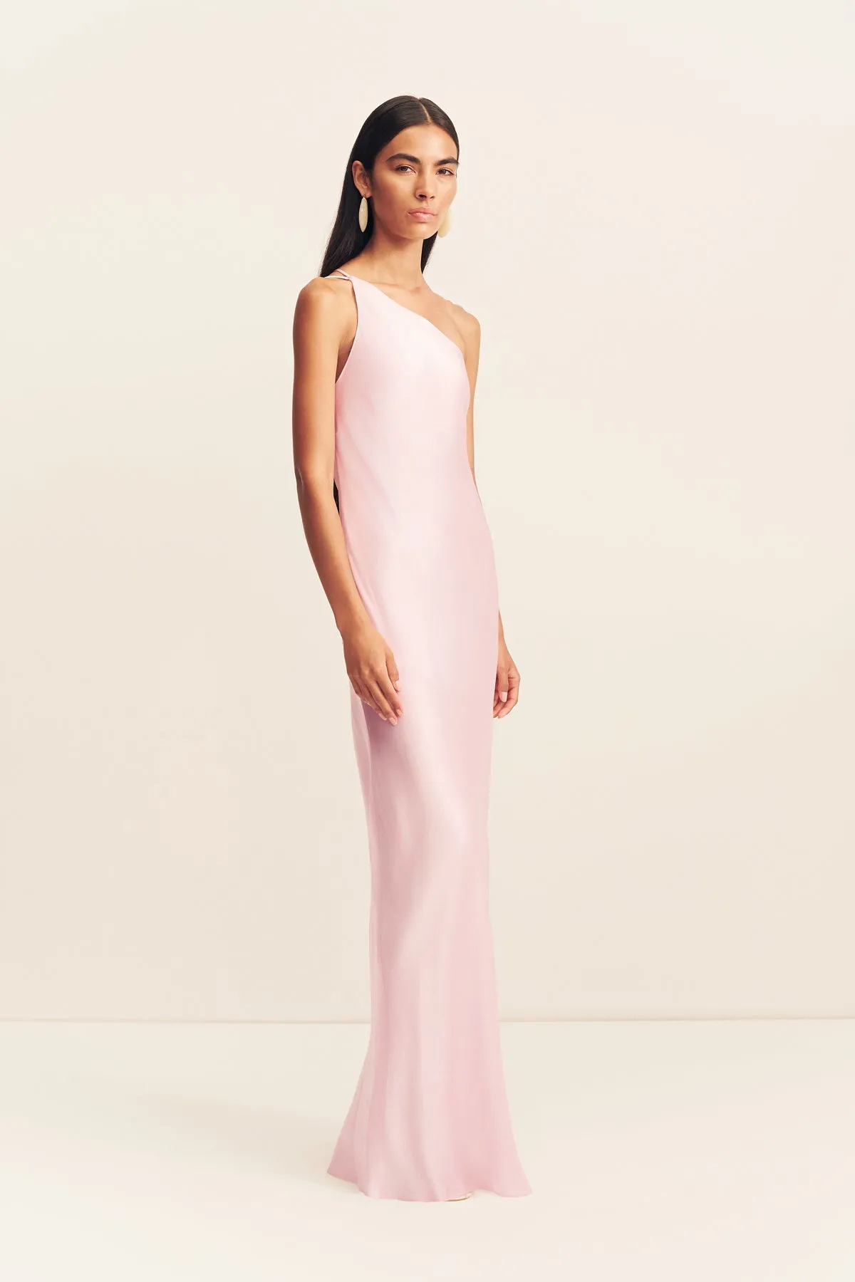LA LUNE ONE SHOULDER COWL BACK MAXI DRESS - BLOSSOM sold by Shona Joy product image thumbnail 3