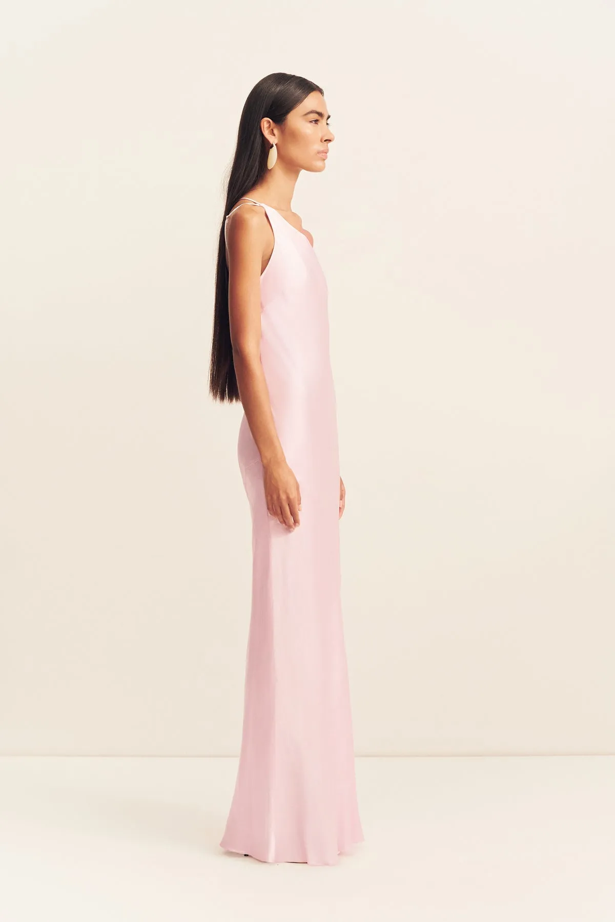LA LUNE ONE SHOULDER COWL BACK MAXI DRESS - BLOSSOM sold by Shona Joy product image thumbnail 4
