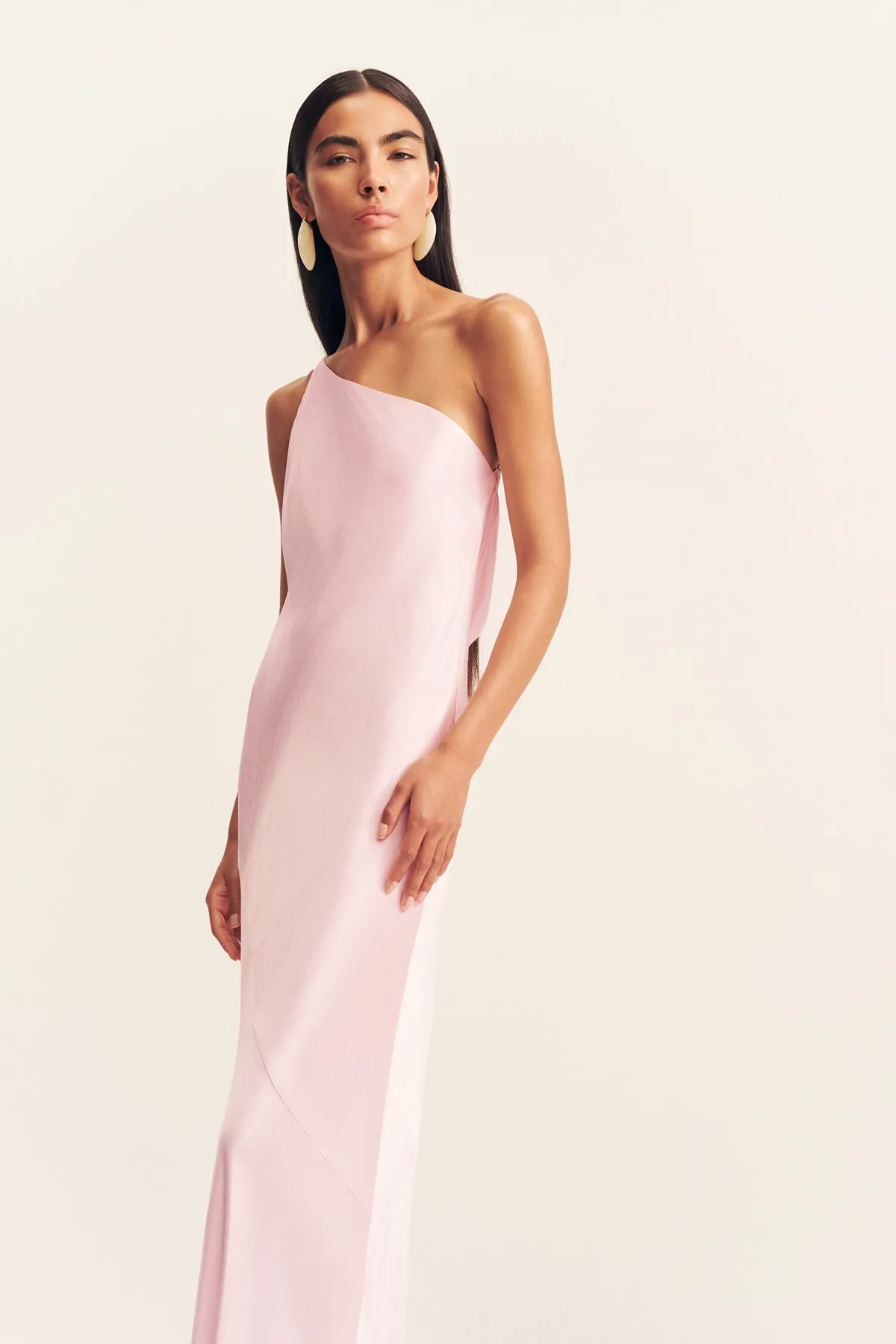 LA LUNE ONE SHOULDER COWL BACK MAXI DRESS - BLOSSOM sold by Shona Joy product image thumbnail 2