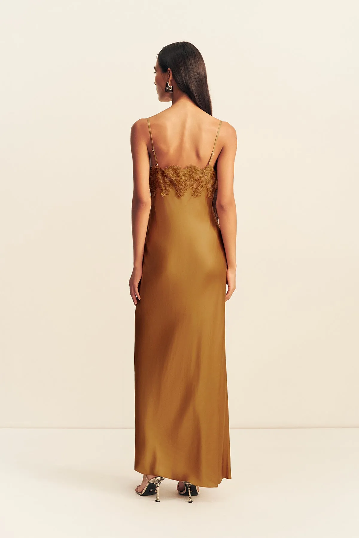 SIMONA LACE SLIP MAXI DRESS - MEDALLION sold by Shona Joy product image thumbnail 5