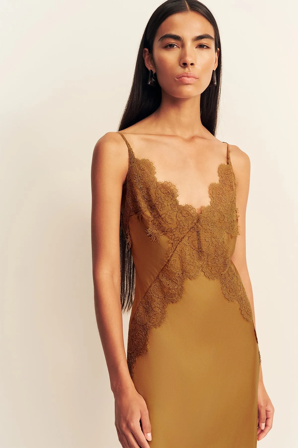 SIMONA LACE SLIP MAXI DRESS - MEDALLION sold by Shona Joy product image thumbnail 2
