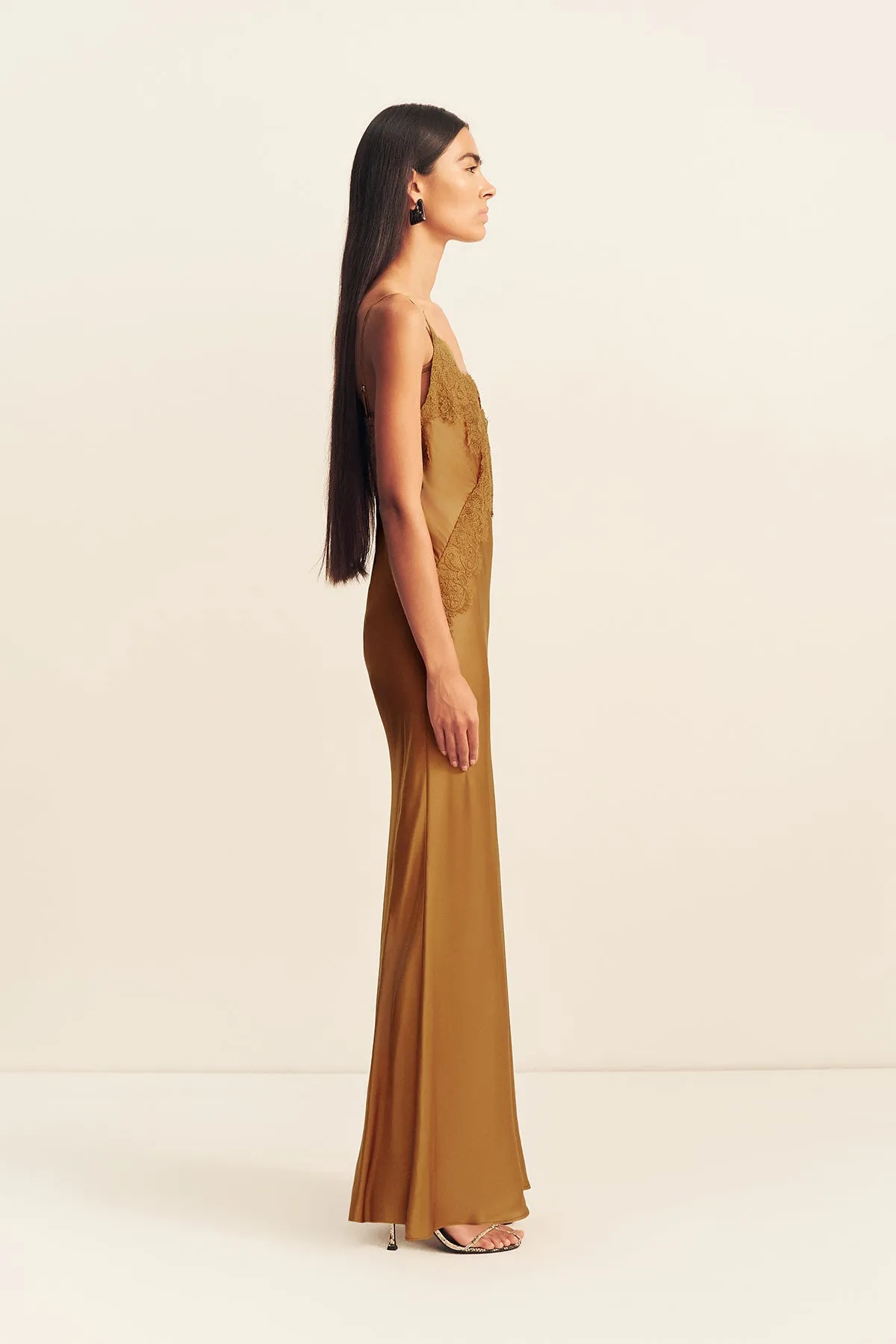 SIMONA LACE SLIP MAXI DRESS - MEDALLION sold by Shona Joy product image thumbnail 4