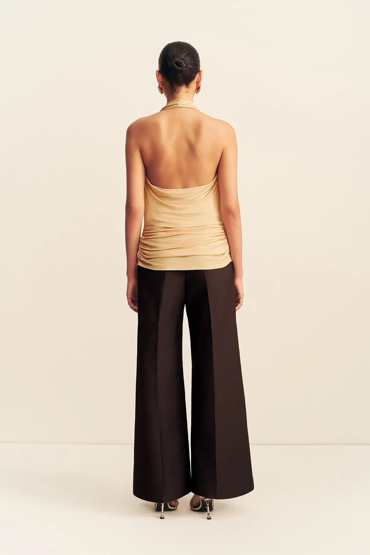 MIRO SLINK JERSEY COWL TOP - SAND sold by Shona Joy product image thumbnail 5
