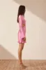ARIENZO LONG SLEEVE OPEN BACK MINI DRESS - IBIS ROSE sold by Shona Joy