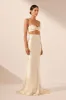 LA LUNE HIGH WAIST MAXI SKIRT - CREAM sold by Shona Joy
