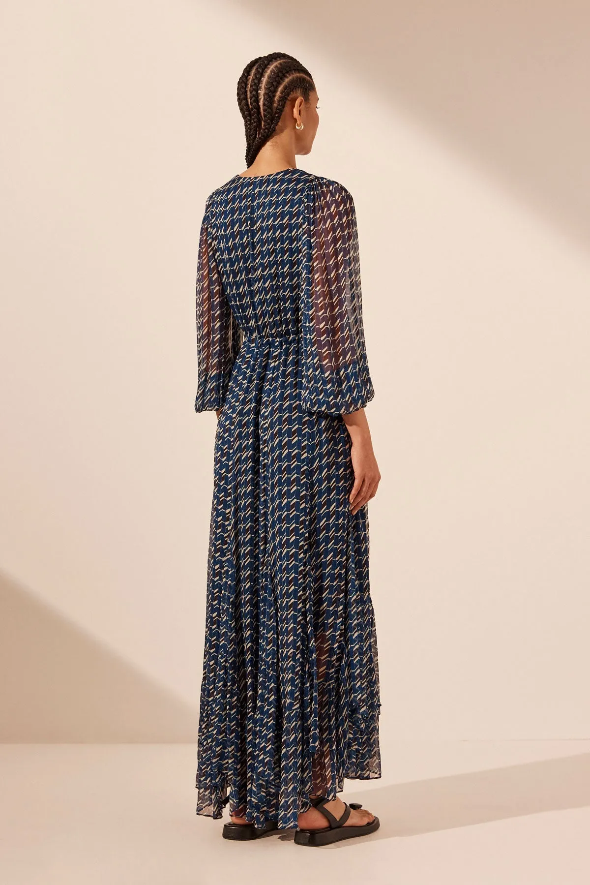 RENATA LACE FRONT DRAWSTRING MAXI DRESS sold by Shona Joy product image thumbnail 5