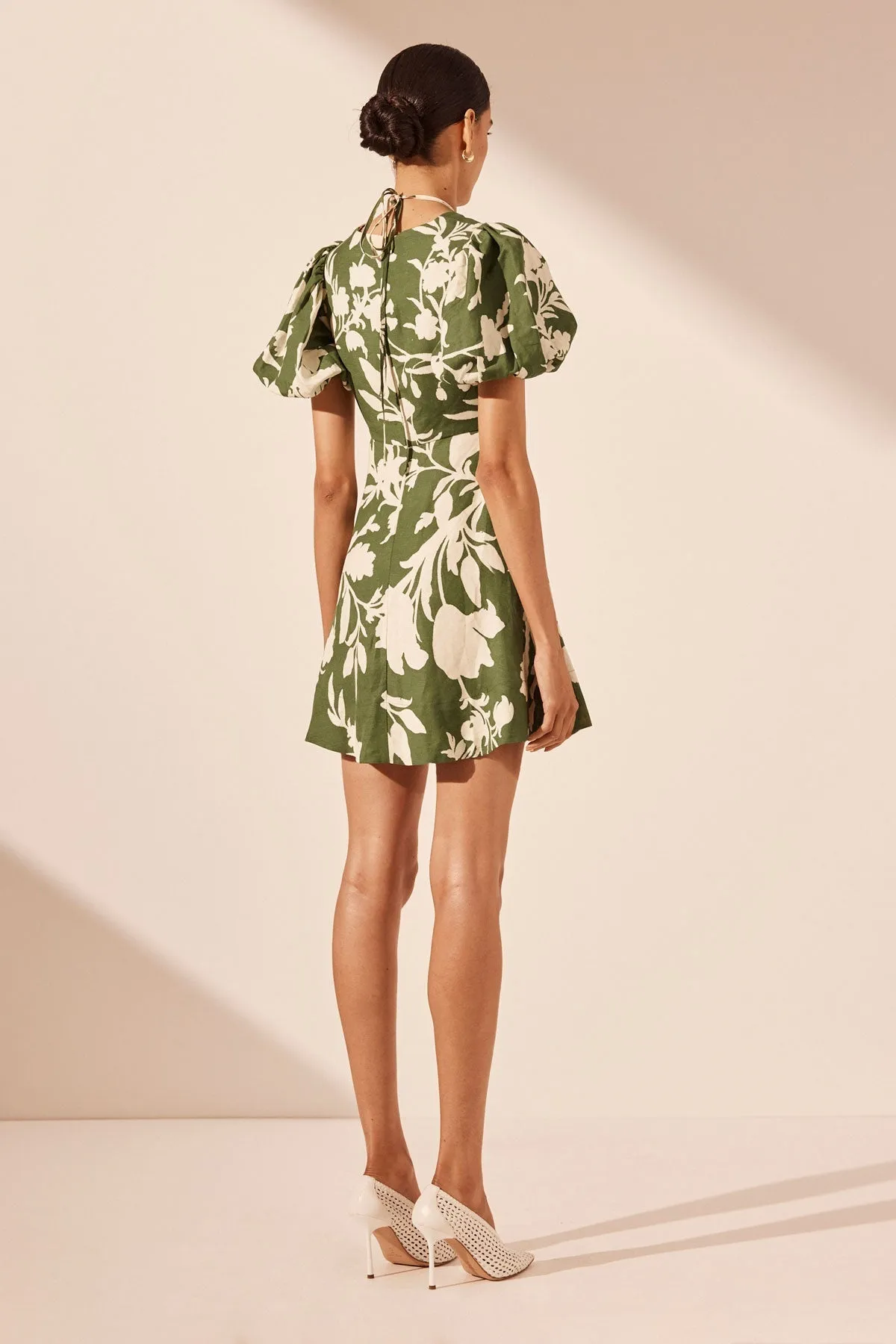 RENEE KEYHOLE RUCHED MINI DRESS sold by Shona Joy product image thumbnail 5