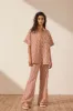MARMO LINEN SHORT SLEEVE RELAXED SHIRT sold by Shona Joy
