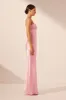 LA LUNE STRAPLESS RUCHED BODICE MAXI DRESS - PEONY sold by Shona Joy