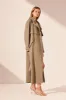 KAI RELAXED TRENCH COAT - GREY KHAKI sold by Shona Joy