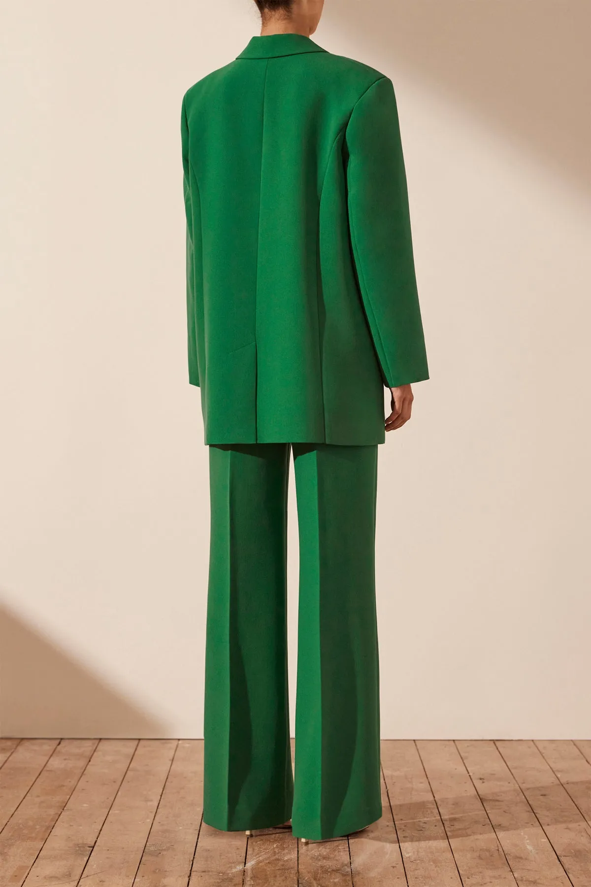 IRENA OVERSIZED BLAZER - TREE GREEN sold by Shona Joy product image thumbnail 4