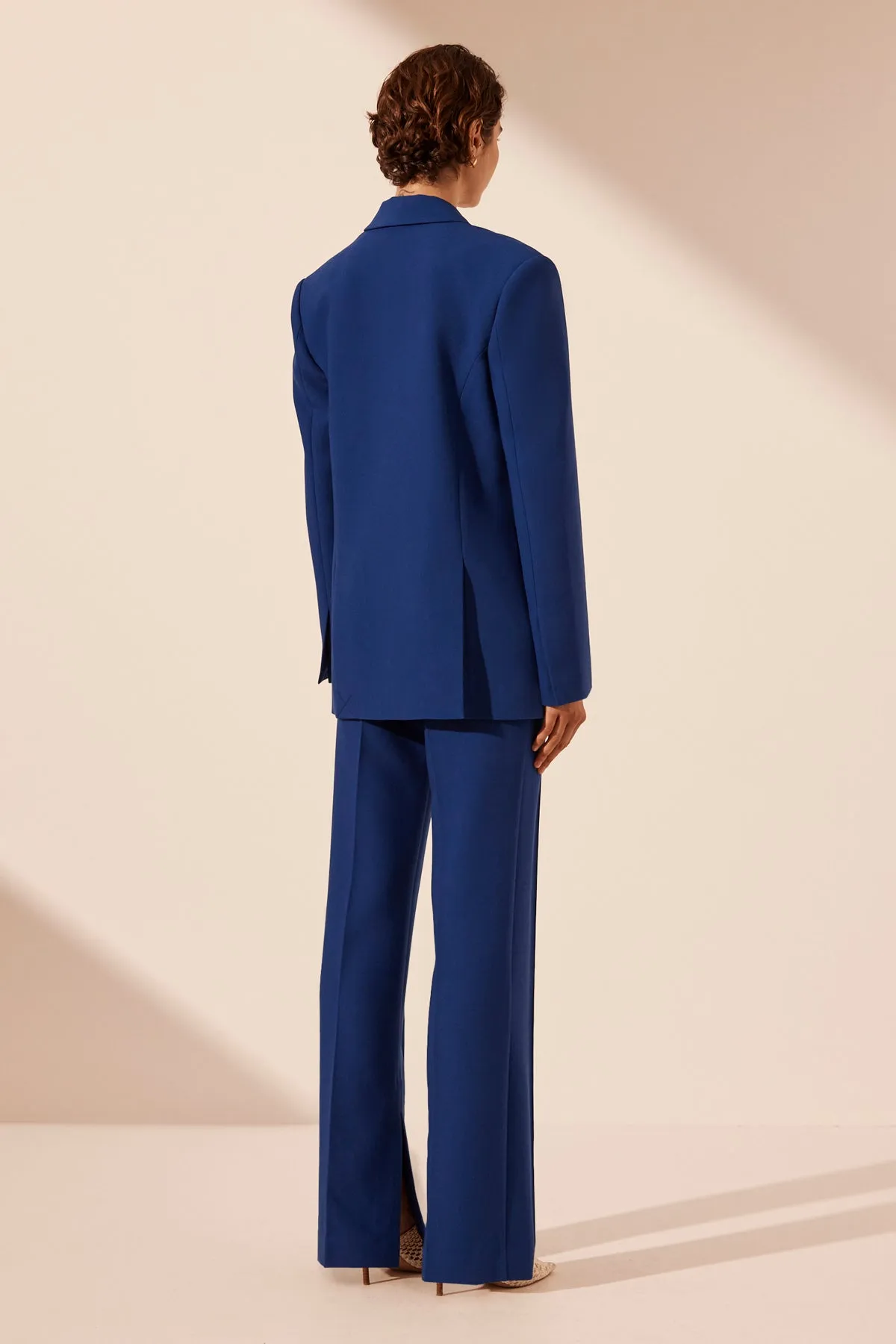 IRENA OVERSIZED TAILORED BLAZER - AZURE sold by Shona Joy product image thumbnail 4