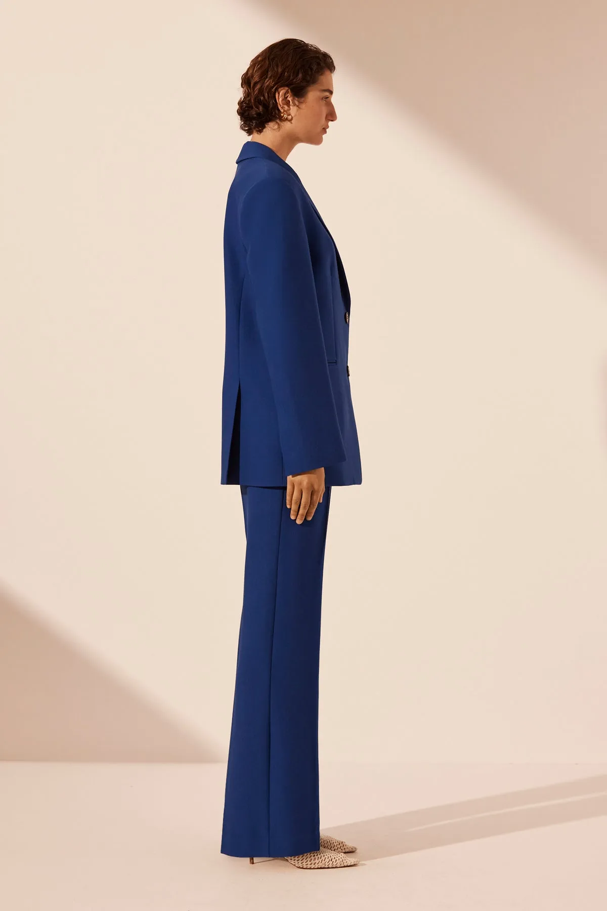 IRENA OVERSIZED TAILORED BLAZER - AZURE sold by Shona Joy product image thumbnail 3