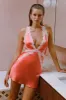 CAMILLE LACE CROSS BACK MINI DRESS - POPPY RED/IVORY sold by Shona Joy